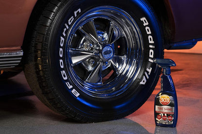 303 Products High Gloss Tire Shine And Protectant - Long Lasting, Water Based Formula - Lasts For Weeks - No Harmful Silicones - Lasts Weeks Not Days, 16 fl. oz. (30395CSR) Packaging May Vary