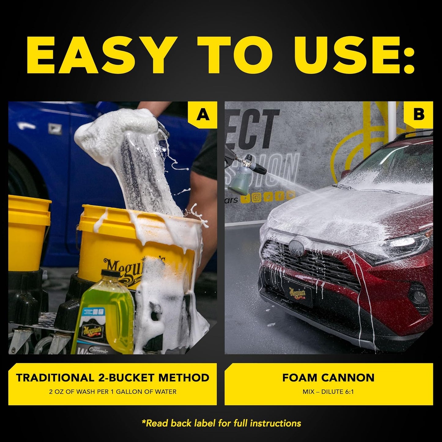 Meguiar's Ultimate Ceramic Coating Kit - Premium Kit for Cars Delivers Ultra-Durable Ceramic Protection with High Water Beading Action, Increased Gloss and Slickness, and Premium Microfiber Towels