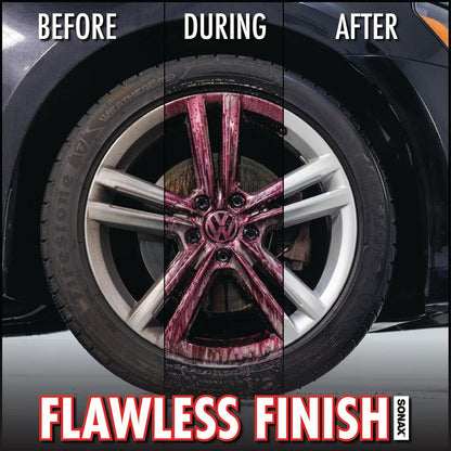 SONAX Wheel Cleaner Full Effect (230200) | Non-Acid Rim Cleaner | Color Changing Wheel Cleaner | Brake Dust Cleaner | Non-Acid Iron Remover | (500 ml or 16.9 fl. oz.)