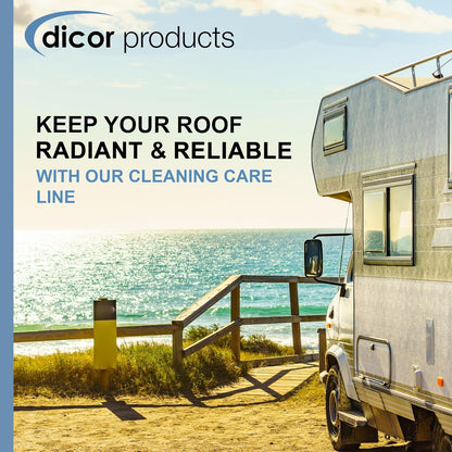 Dicor CP-BTR320S Bug & Tar Remover Cleaner Spray for RV Roofs and Exterior, White