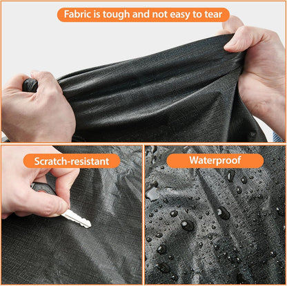 6 Layers Car Cover Waterproof All Weather Car Cover Waterproof All Weather, Outdoor Full Exterior Cover Rain Sun UV Snowproof Protection with Zipper Cotton for SUV (185-190inch)