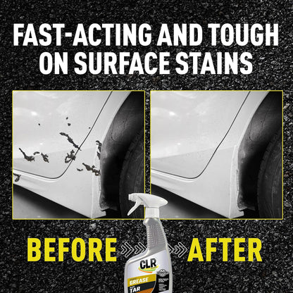 CLR Brands Automotive Grease, Tar & Oil Remover, 22 oz. Spray Bottle, Non-Abrasive, Dissolves Grease, Blasts Tar, Zaps Oil from Garage Floors and Machinery