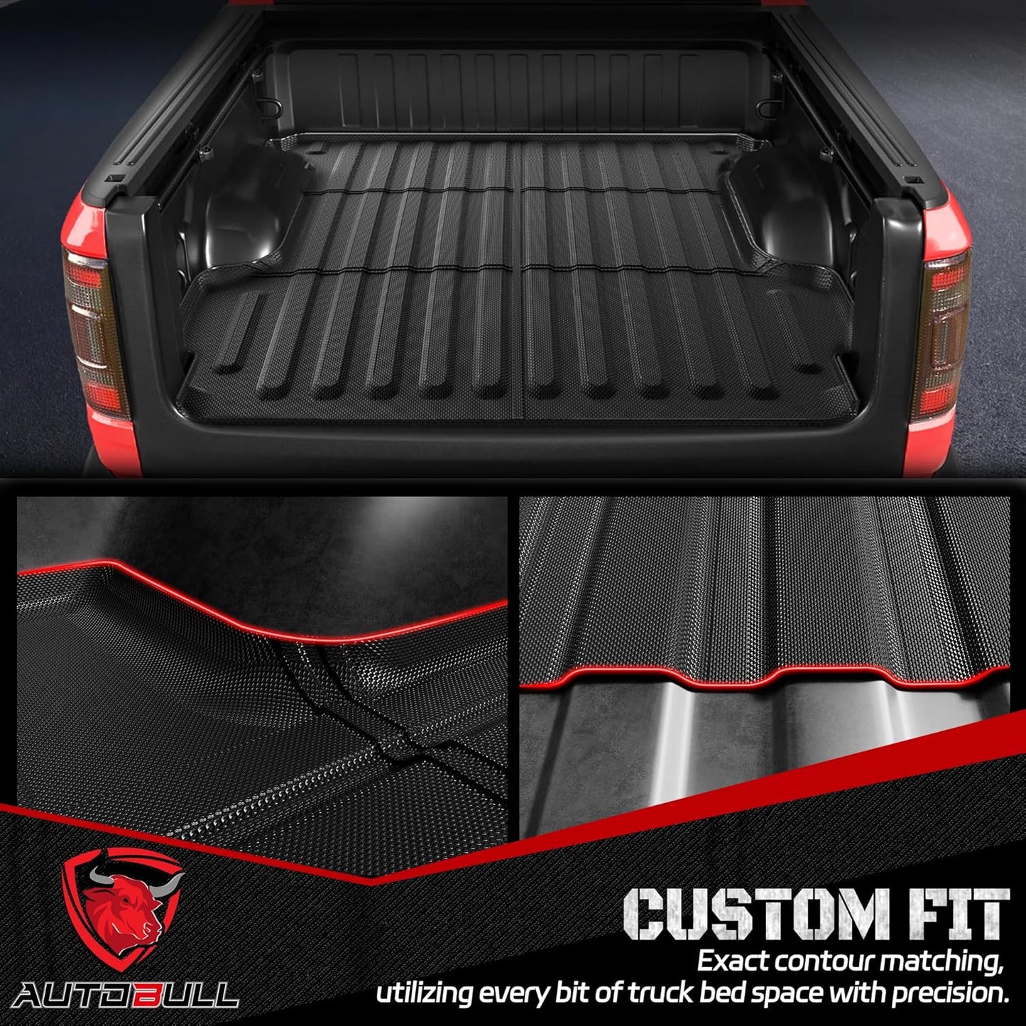 Cargo Liner Compatible with 2015-2024 Ford Edge Cargo Mat，All Weather Protection Trunk Liner Rear Trunk mat，Black