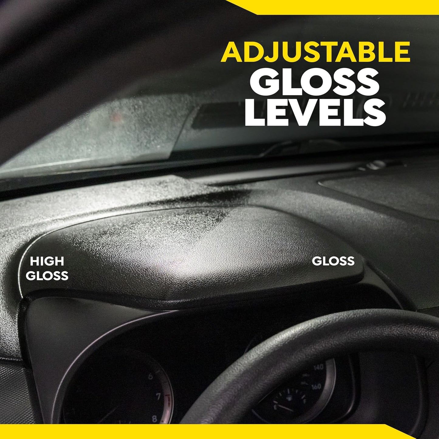 Meguiar's Hyper Dressing, 1 Gallon, Trim Shine For Drivers & Detailers— Car Wash Soap Restores Gloss And Deep Black Look; Use On Plastic And Rubber Trim, Tires, Bumpers And Wheel Wells