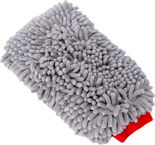 MOTHERS Premium Chenille Car Wash Mitt, Scratch and Lint Free, 2 Pack