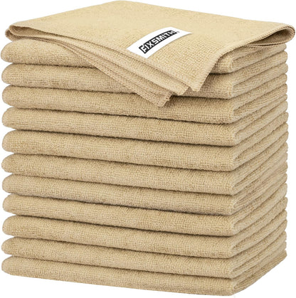 FIXSMITH Microfiber Cleaning Cloth - Pack of 50, Microfiber Towels for Cars 16 x 12 in, Highly Absorbent Cleaning Rags, Lint-Free, Streak-Free Cleaning Cloths for Car Kitchen Home Office