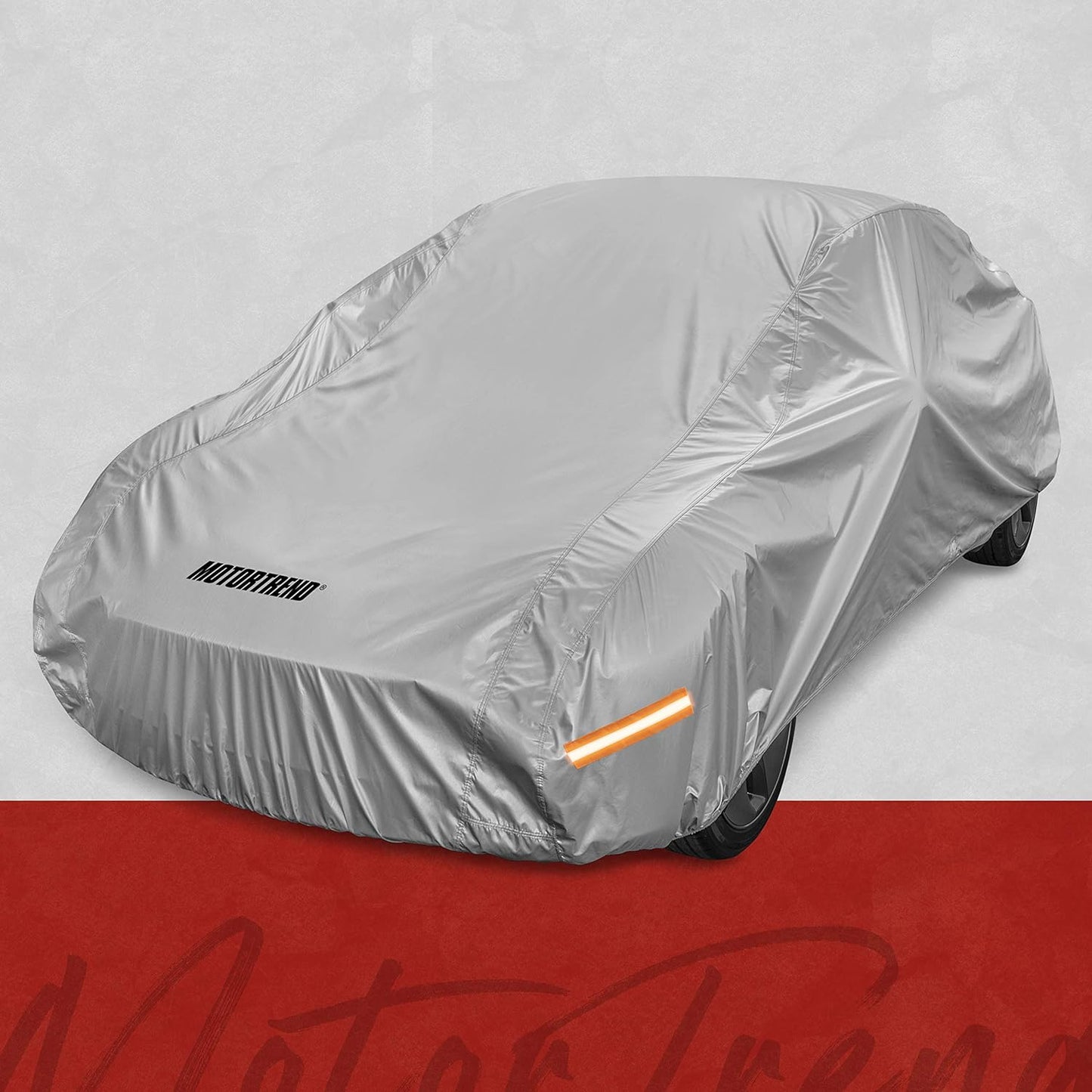 Motor Trend SafeKeeper Heavy Duty Car Cover Waterproof All Weather, Multi-Layered Truck SUV Car Cover for Snow Rain Sun UV Protection, Full Exterior Car Covers for Automobiles (Fits up to 190" Length)