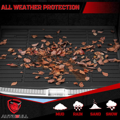 Cargo Liner Compatible with 2015-2024 Ford Edge Cargo Mat，All Weather Protection Trunk Liner Rear Trunk mat，Black