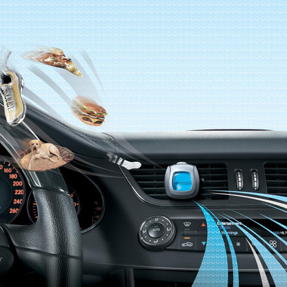 Febreze Car Air Freshener Vent Clip Platinum Ice Scent, .07 oz. Car Vent Clip, Pack of 4