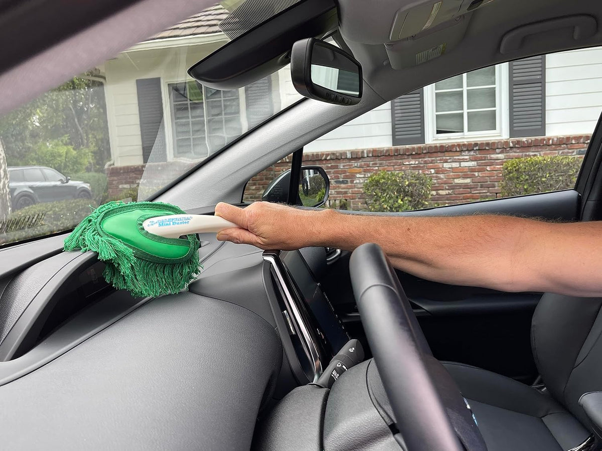 California Car Duster Dash Duster Green 62461 with Storage Bag