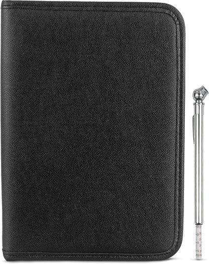 Samsill Car Registration and Insurance Holder, Owner's Manual Glove Box Organizer, 7.25 x 10 inches, Car Document Holder, Black