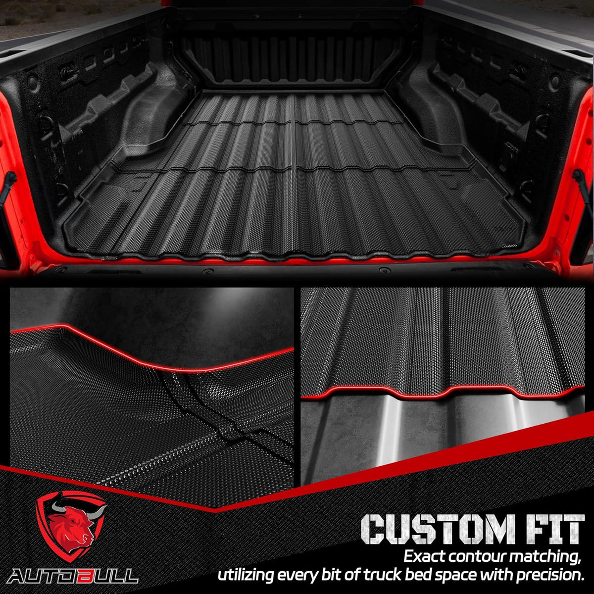 Cargo Liner Compatible with 2015-2024 Ford Edge Cargo Mat，All Weather Protection Trunk Liner Rear Trunk mat，Black