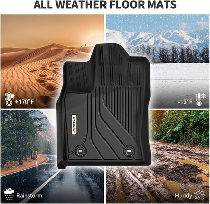 YITAMOTOR Floor Mats & Cargo Mat Fits for Subaru Crosstrek & Impreza 2026 2025 2024 (Non Crosstrek Hybrid), All Weather Protection TPE Waterproof Non-Slip Floor Liners 1st & 2nd Row Set Accessories