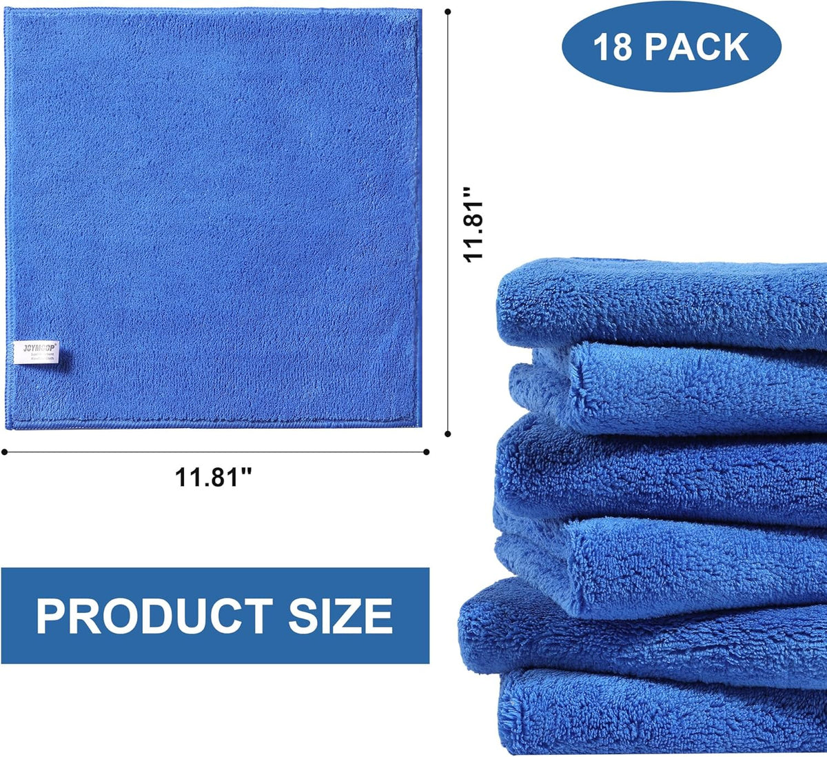 JOYMOOP Microfiber Towels for Cars, 2 Pack 35.4" x 23.6" Car Drying Towel, Dark Gray Reusable Car Towel, Quick Drying Car Microfiber Cleaning Cloth for RVs, SUVs, Trucks