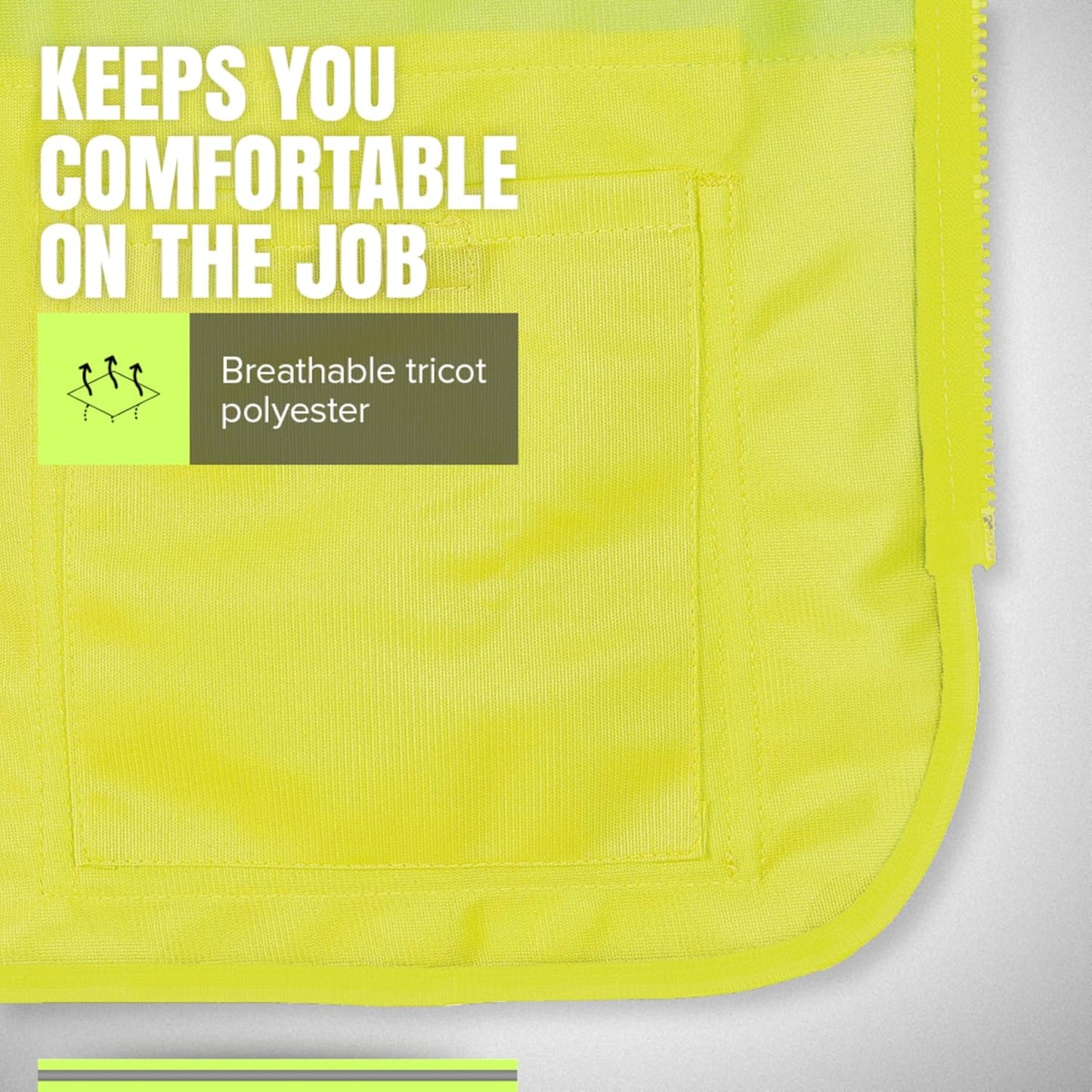 Pioneer Safety Vest for Women With Pockets - Hi-Vis Reflective Tape - For Construction