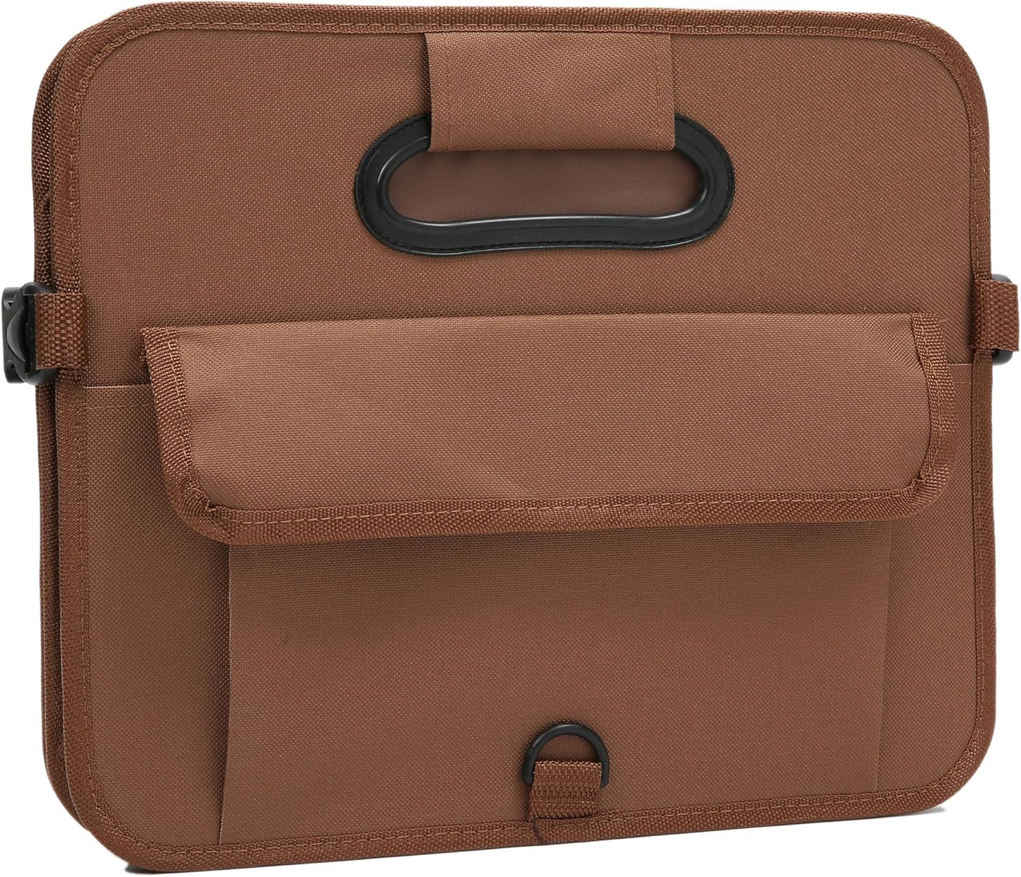 AOKJOY Car Trunk Organizer Car Storage Organizer Collapsible Multi Compartment Car Organizer Adjustable Straps for SUV(Beige)