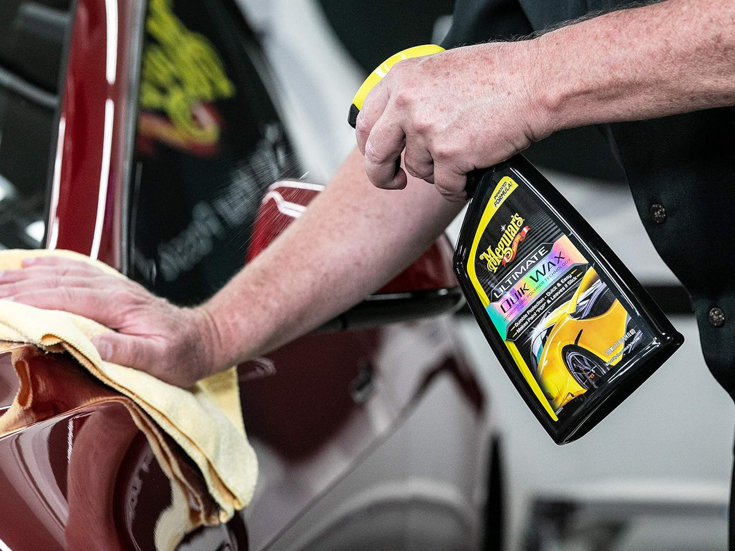 Meguiar's Ultimate Quik Wax, Durable Protection, Quick and Easy - 24 Oz Spray Bottle