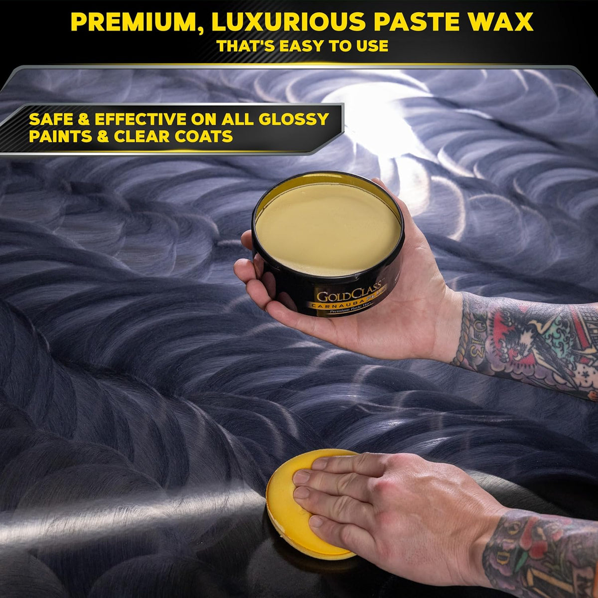 Meguiar’s Gold Class Carnauba Plus Premium Paste Wax, Car Wax Paste For Diy Drivers & Detailers, Car Wax With Carnauba + Polymer Protection For Deep Gloss, Clear Coats On Cars, Trucks & Suvs -11 Oz
