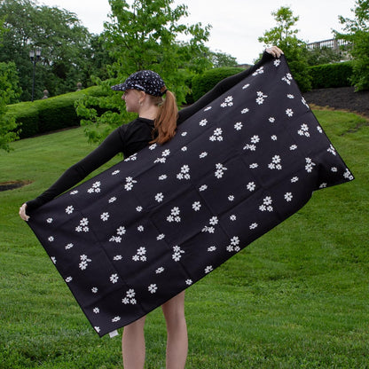 Sprints Athletic Running Towel, Full-Sized, Car Seat Cover - Performance Microfiber (Garden of Races Past)
