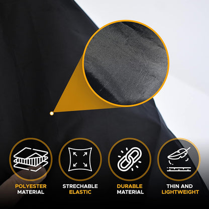 EcoNour Windshield Cover for Ice and Snow - Universal Fit for Car, SUV, Truck, Heavy Duty 600D Oxford Fabric Frost Protector for Ice & Sleet, Includes Anti-Theft Straps, Medium (69"x42")