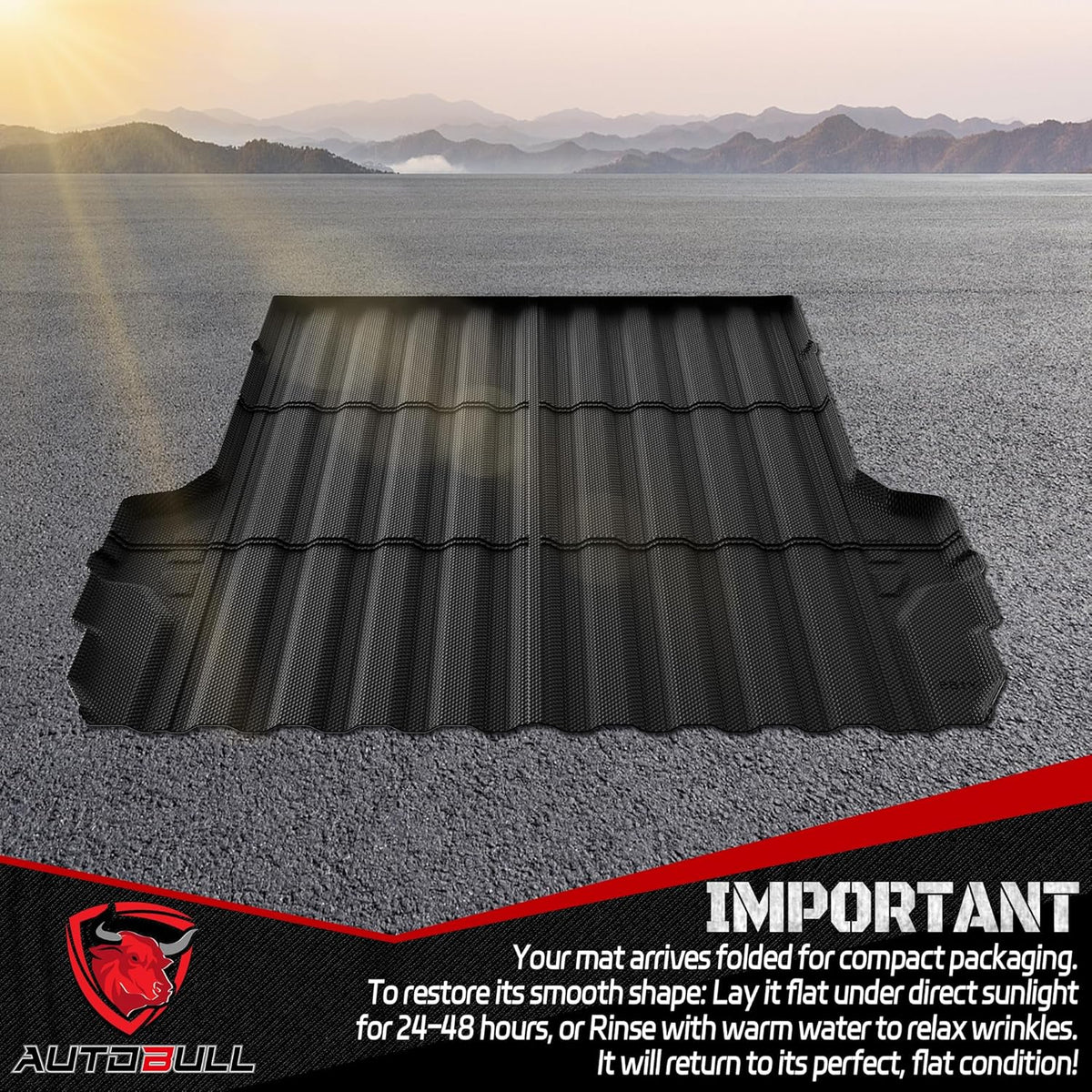 Cargo Liner Compatible with 2015-2024 Ford Edge Cargo Mat，All Weather Protection Trunk Liner Rear Trunk mat，Black