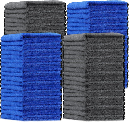 Tallew 40 Pcs Microfiber Towels:16"x16" Microfiber Drying Towels Bulk Micro Fiber Car Cleaning Cloth for Cars Drying Washing Polishing Office Windows Cleaning Household Supplies (Yellow)