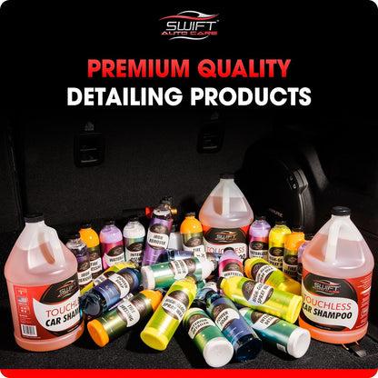 Swift Touchless Ceramic Foamable Wax (1 Gallon) – Spray On/Rinse Off For High-Gloss, Hydrophobic Protective Layer | For Foam Cannon & Foam Pump Sprayer After Car Wash | Wax Cars, Trucks, RV’s & More!