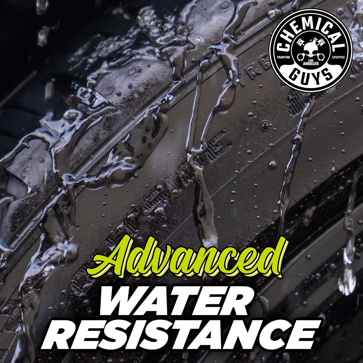Chemical Guys Galactic Black Wet Look Tire Shine Dressing, for a Whole New Level of Shine and Depth of Black, Safe for Cars, Trucks, Motorcycles, RVs & More, 128 fl oz - TVD118