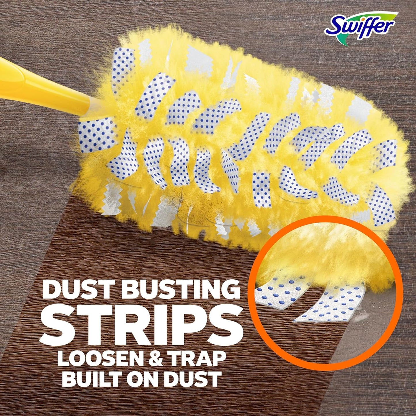 Swiffer Pet Heavy Duty Dusters Refills, Multisurface 360 Dusters with Febreze Odor Defense, 11 Count