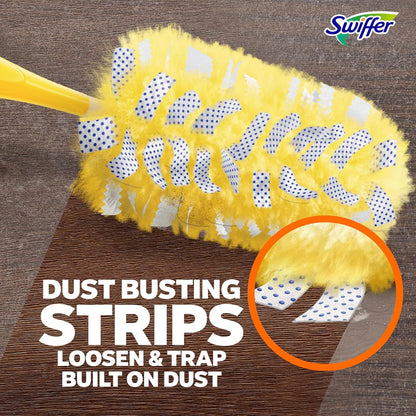 Swiffer Pet Heavy Duty Dusters Refills, Multisurface 360 Dusters with Febreze Odor Defense, 11 Count