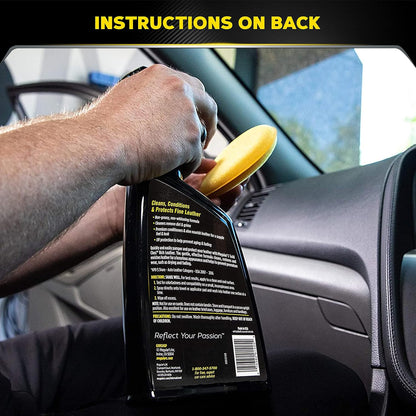 Meguiar's G1924SP Gold Class Rich Leather Cleaner and Conditioning Spray - 24 Oz Spray Bottle