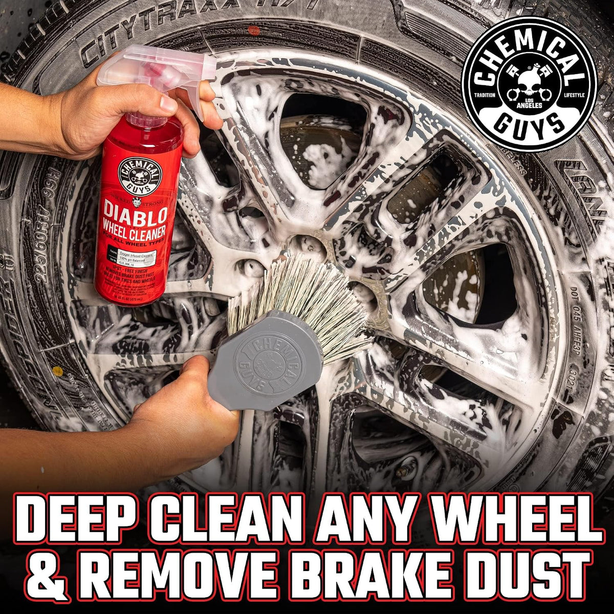 Chemical Guys 16-Piece Arsenal Builder Car Wash Kit with Foam Cannon, Bucket, and 6 x 16 oz Care Chemicals - Car Detailing Kit Works with Pressure Washers, Trucks, SUVs, Motorcycles, and More