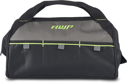 AWP Tool Bags, Premium Tool Bag, Black, Durable Tool Tote, for Professionals and Contractors