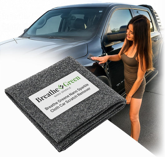 FREEZE2TRIM Breathe Green Nano Sparkle Cloth Car Scratch Remover, Advanced Nanotechnology, Nanosparkle Cloth for Car Scratches Reusable Repair and Buffer Safe for All Cars and Colors