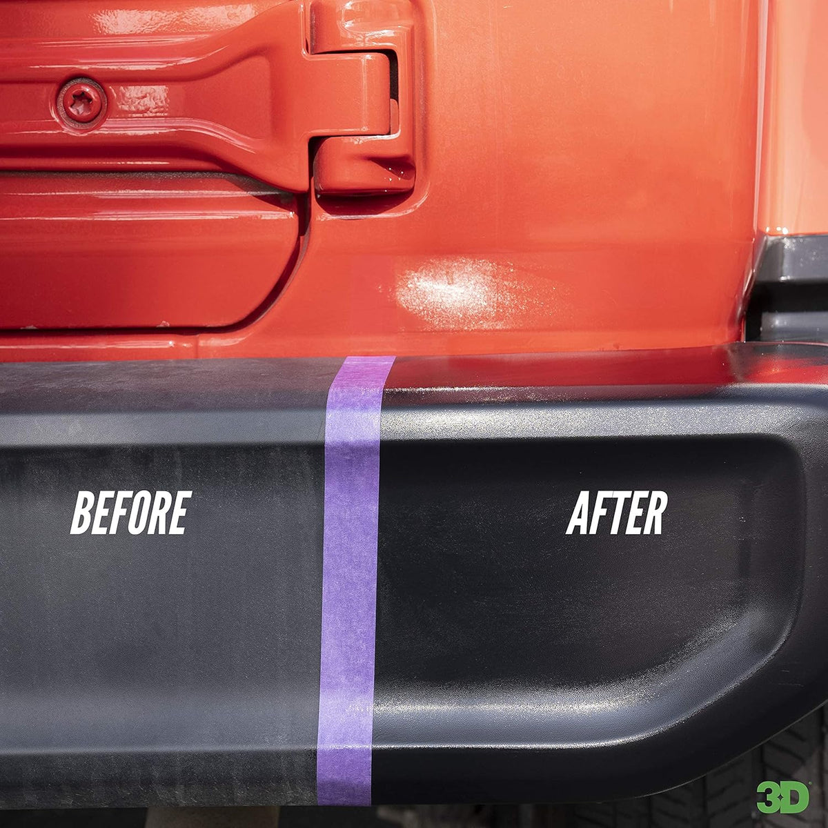 3D Trim Care Restorer of Faded & Dull Plastic, Rubber, Trim & Bumpers - Renews Surface to Original Appearance - Long Lasting Shine & Protection 16oz.