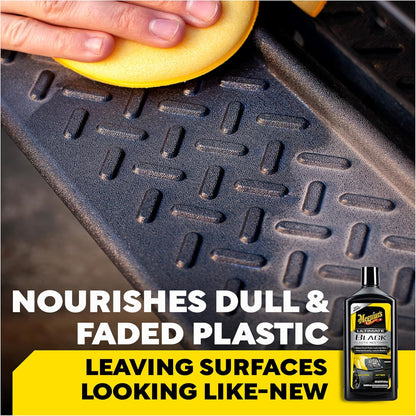 Meguiar's Ultimate Black Plastic Restorer, 16OZ BT, 6/CV