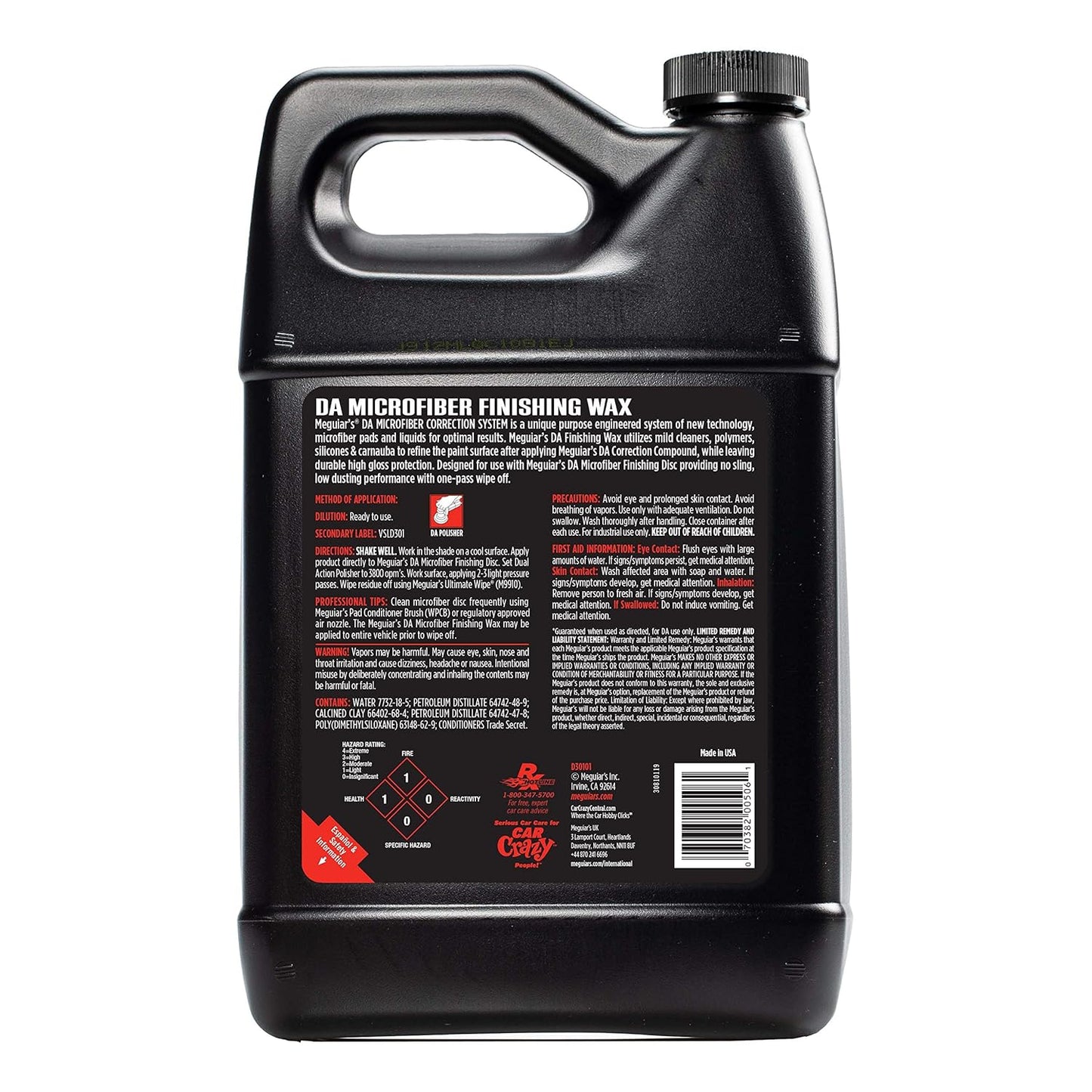 Meguiar's DA Microfiber Correction Compound D30032 - Pro Car Scratch Remover, for Use with a DA Polisher and Microfiber Cutting Disc, Remove Swirls, Scratches, Water Spots, and Oxidation, 32 Oz