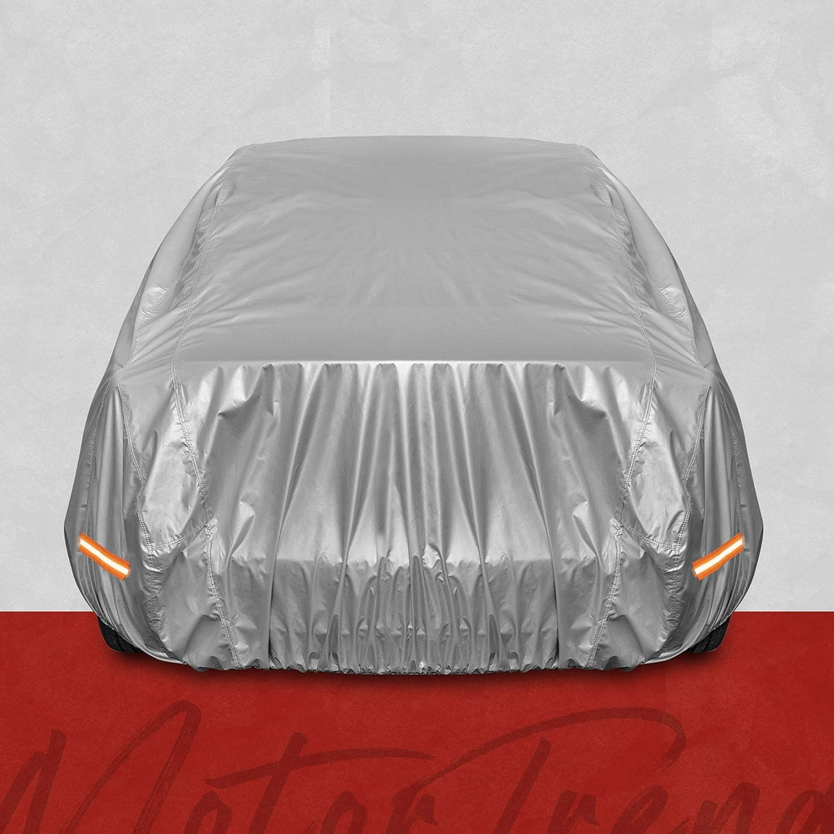 Motor Trend SafeKeeper Heavy Duty Car Cover Waterproof All Weather, Multi-Layered Truck SUV Car Cover for Snow Rain Sun UV Protection, Full Exterior Car Covers for Automobiles (Fits up to 190" Length)