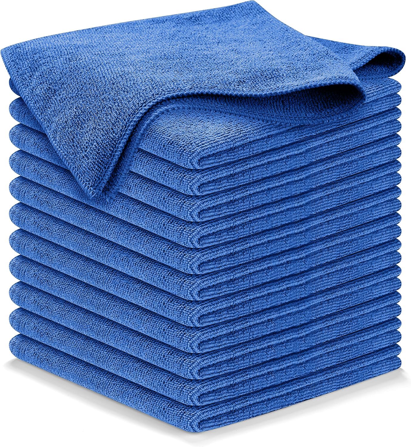 USANOOKS Premium 300GSM Microfiber Cleaning Cloth - 12.5"x12.5" High Performance - 1200 Washes, Ultra Absorbent Microfiber Towels for Cars Undercarriage, Rims & Engine Bay Cleaning - Microfiber Cloth