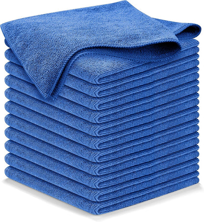 USANOOKS Premium 300GSM Microfiber Cleaning Cloth - 12.5"x12.5" High Performance - 1200 Washes, Ultra Absorbent Microfiber Towels for Cars Undercarriage, Rims & Engine Bay Cleaning - Microfiber Cloth