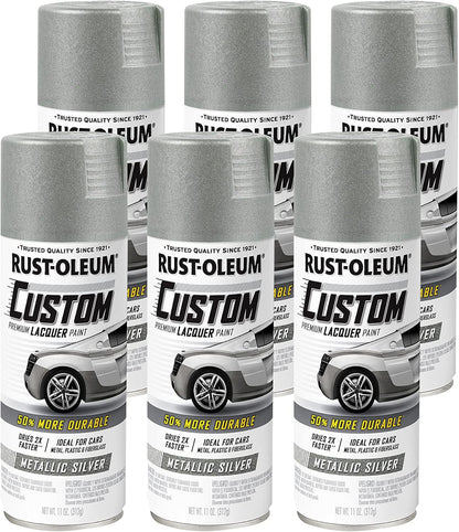Rust-Oleum 323383 Automotive Custom Lacquer Spray Paint, 11 oz, Gloss Clear