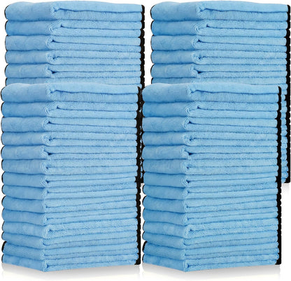Tallew 40 Pcs Microfiber Towels:16"x16" Microfiber Drying Towels Bulk Micro Fiber Car Cleaning Cloth for Cars Drying Washing Polishing Office Windows Cleaning Household Supplies (Yellow)