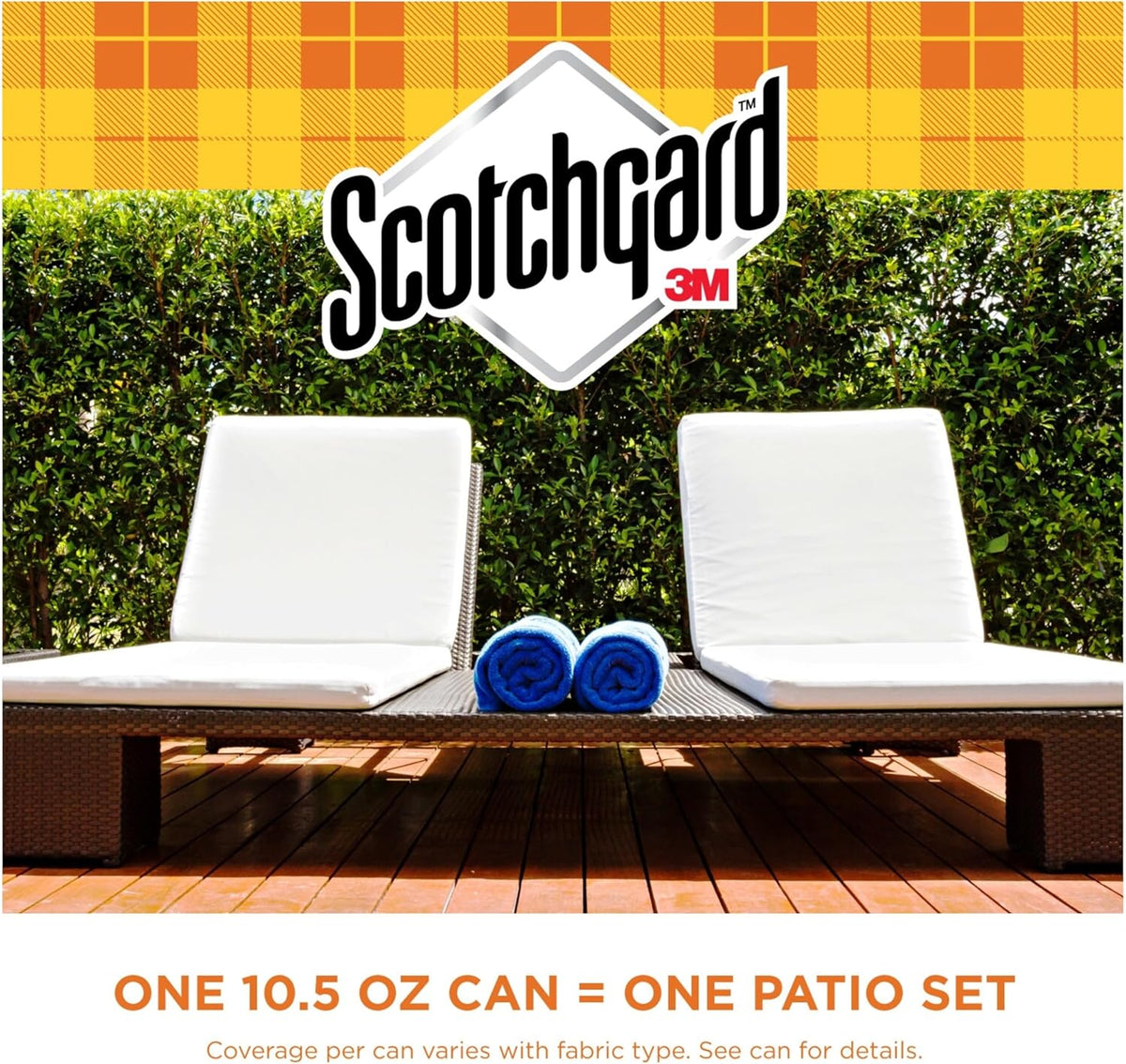 Scotchgard Sun and Water Shield, Repels Water, 10.5 Fluid Ounces (2 Cans)