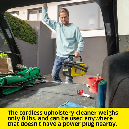 Kärcher Puzzi 10/1 Commercial Carpet Extractor 12.5 PSI - Spot Cleaner, Stain Remover, Area Rugs, Car and Auto Detailing, Carpet and Upholstery Cleaner - Onboard Accessory Storage - 4.9 Gallon