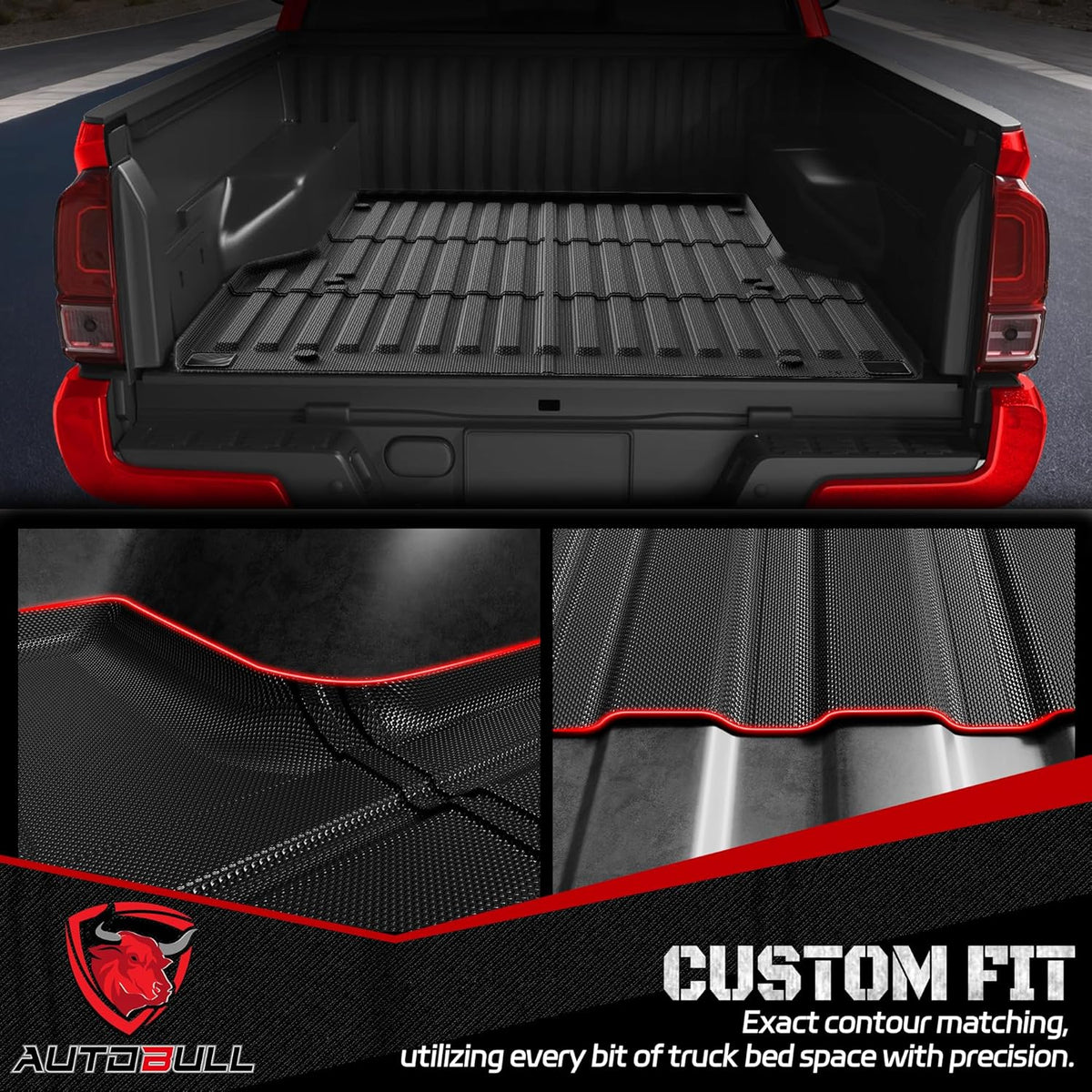 Cargo Liner Compatible with 2015-2024 Ford Edge Cargo Mat，All Weather Protection Trunk Liner Rear Trunk mat，Black