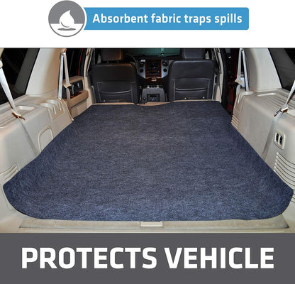 Drymate Cargo Liner Mat (60” x 72”), Dog Seat Cover, Trunk Liner, Absorbent, Waterproof, Machine Washable, Protects Vehicle Interior, for SUVs, Trucks, Vans, Cars (Made in The USA)