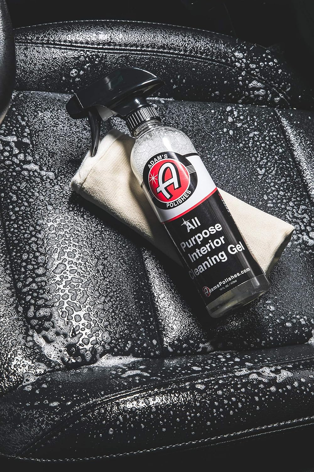 Adam's All Purpose Interior Cleaning Gel - Car Interior Cleaning For Interior Detailing Leather Seats, Vinyl Carpet, Upholstery, Plastic & Rubber Surfaces