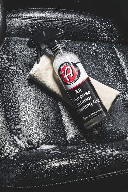 Adam's All Purpose Interior Cleaning Gel - Car Interior Cleaning For Interior Detailing Leather Seats, Vinyl Carpet, Upholstery, Plastic & Rubber Surfaces