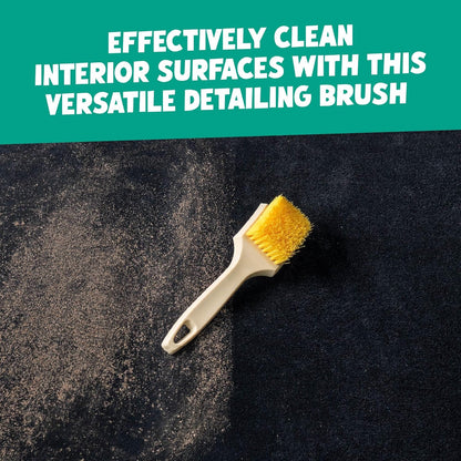 Chemical Guys Induro 7 Heavy Duty Interior Carpet & Upholstery Detailing Brush – Durable Bristles, Car Carpet Brush for Deep Cleaning Fabric, Mats & Seats, Ergonomic Grip for Comfort and Control