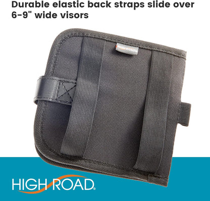 High Road Car Visor Organizer and Registration and Insurance Card Holder with Clear Document Pockets and 3 Card Holders - Vehicle Document Holder for Visor, Glove Box or Console